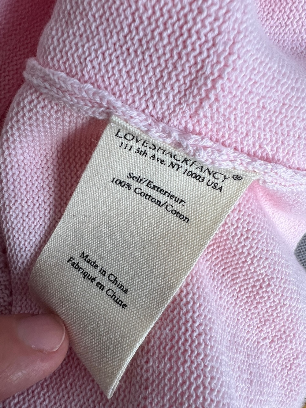 LoveShackFancy Ballerina Pink Baudin Bow Pointelle tiered knit mini skirt size L - Picture 10 of 16